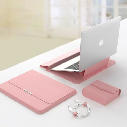 Elevio™ 3-in-1 Laptop Sleeve with Stand & Wrist Rest