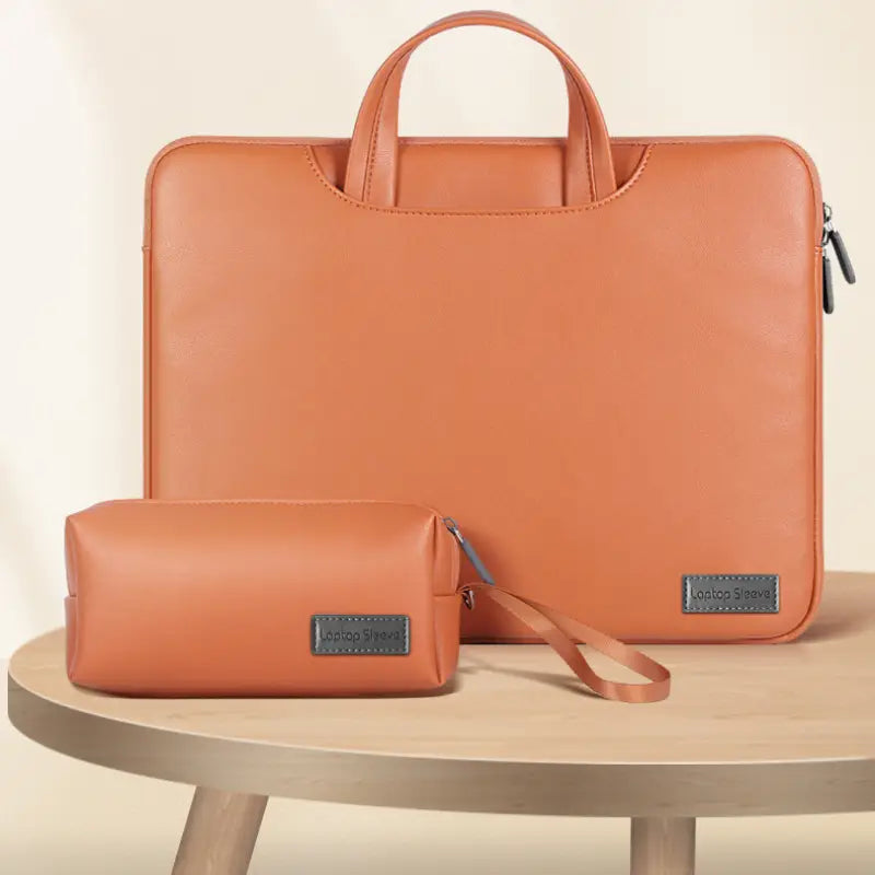 Laptop Tote Bag with Shoulder Strap & Accessory Pouch