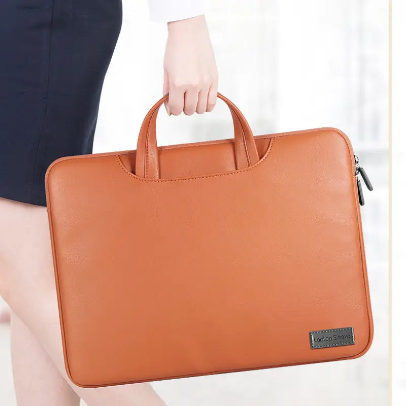 Laptop Tote Bag with Shoulder Strap & Accessory Pouch