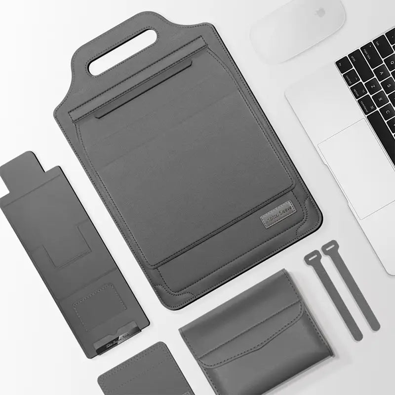Carryvia™  4-in-1 Laptop Sleeve with Handle & Mouse Pad