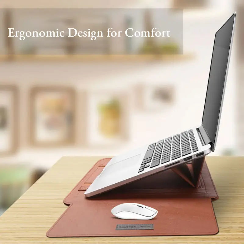Flexora™ 4-in-1 Laptop Sleeve with Stand & Mouse Pad