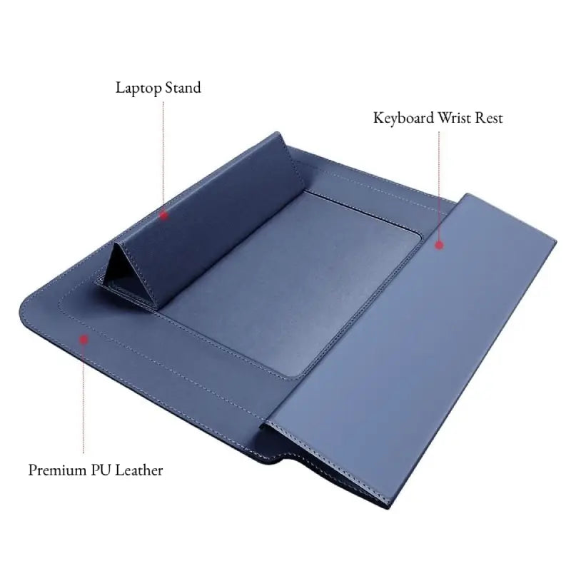 Elevio™ 3-in-1 Laptop Sleeve with Stand & Wrist Rest