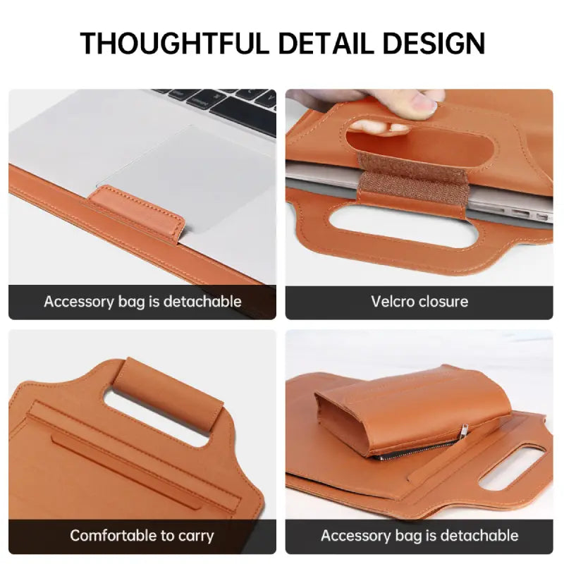 Carryvia™  4-in-1 Laptop Sleeve with Handle & Mouse Pad