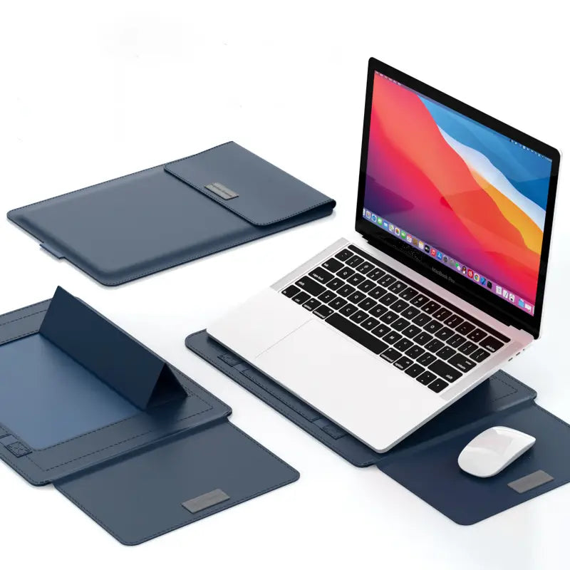 Flexora™ 4-in-1 Laptop Sleeve with Stand & Mouse Pad