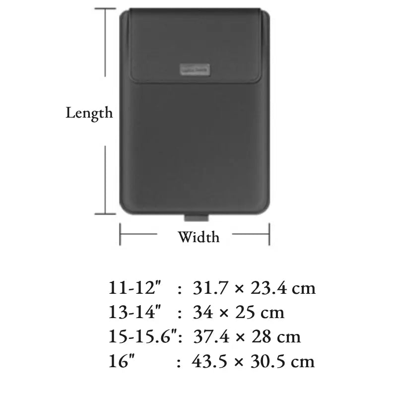 Flexora™ 4-in-1 Laptop Sleeve with Stand & Mouse Pad