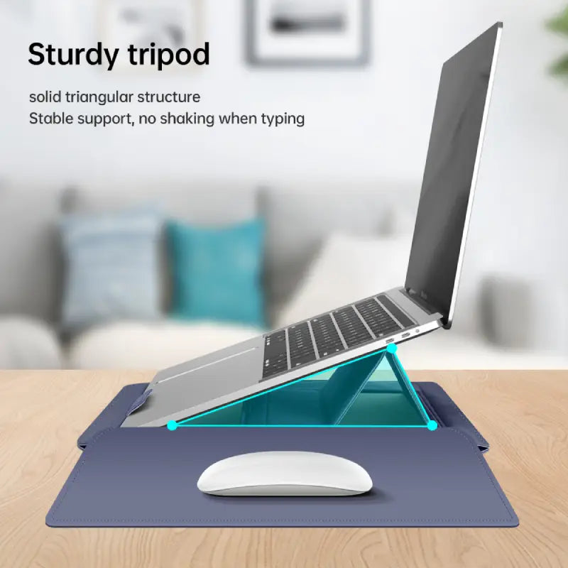 Carryvia™  4-in-1 Laptop Sleeve with Handle & Mouse Pad