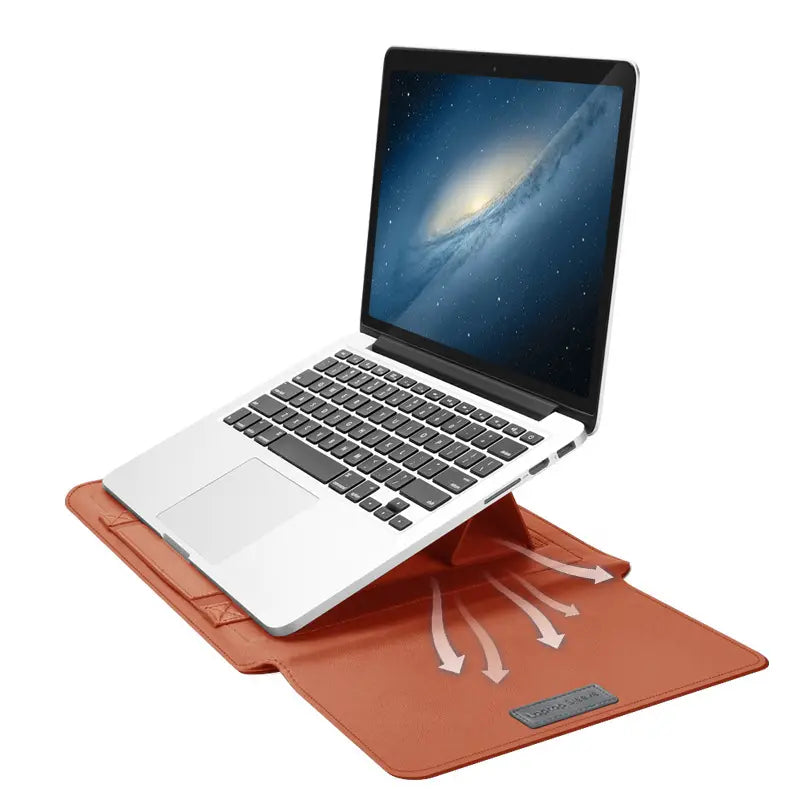 Flexora™ 4-in-1 Laptop Sleeve with Stand & Mouse Pad