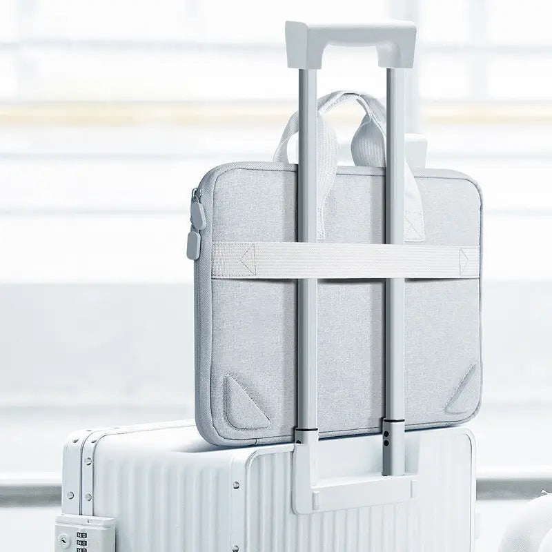 Laptop Tote Bag with Quick-Access Design & Detachable Accessory Pouch