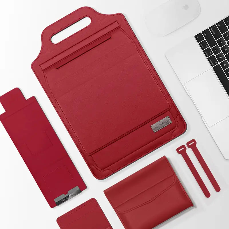 Carryvia™  4-in-1 Laptop Sleeve with Handle & Mouse Pad