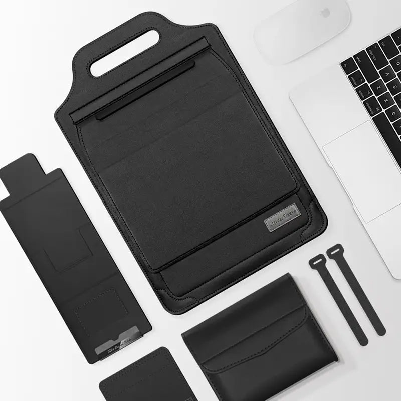 Carryvia™  4-in-1 Laptop Sleeve with Handle & Mouse Pad