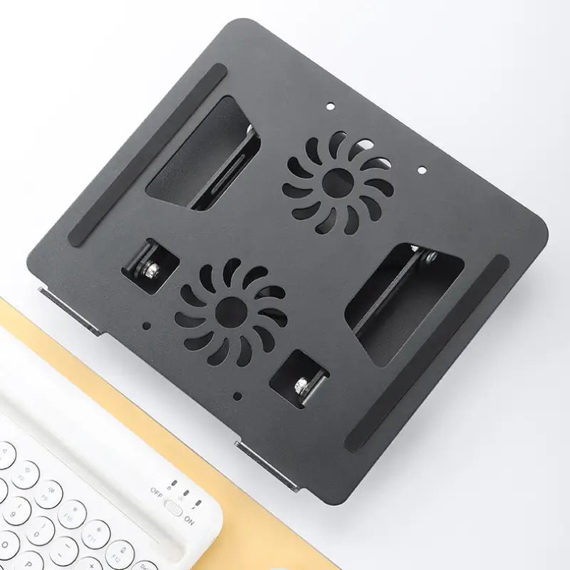 RotaLift™ 360° Rotating Laptop Stand with Cooling Fan