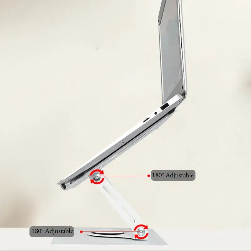 RotaLift™ 360° Rotating Laptop Stand with Cooling Fan