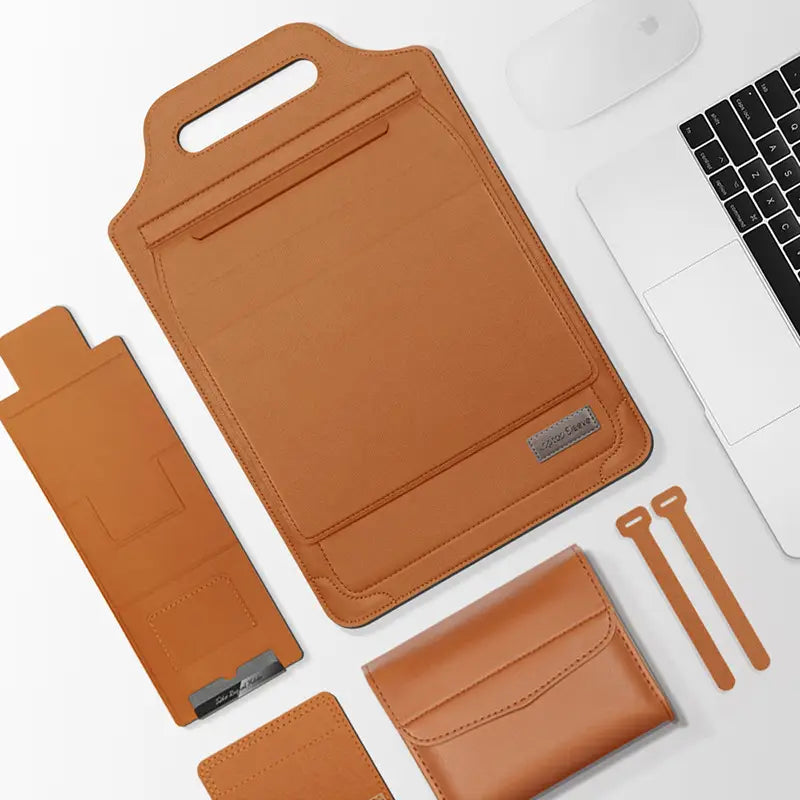 Carryvia™  4-in-1 Laptop Sleeve with Handle & Mouse Pad