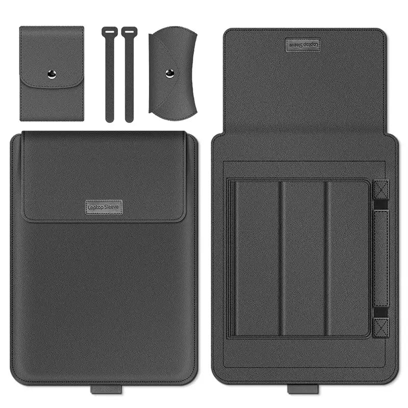 Flexora™ 4-in-1 Laptop Sleeve with Stand & Mouse Pad