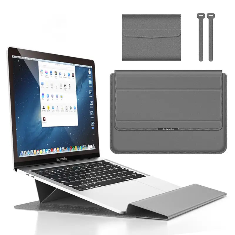 Elevio™ 3-in-1 Laptop Sleeve with Stand & Wrist Rest