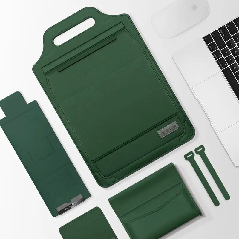 Carryvia™  4-in-1 Laptop Sleeve with Handle & Mouse Pad